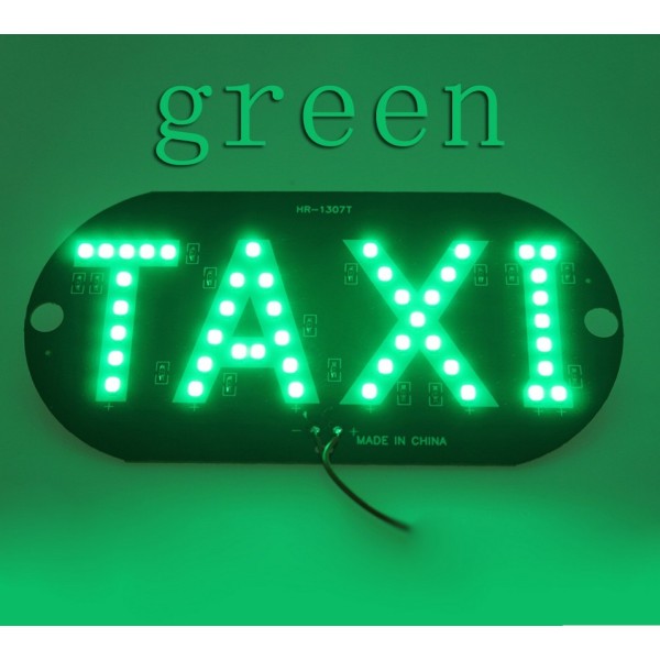 Led panel, taxi indicator, 45 smd 3528, green color
